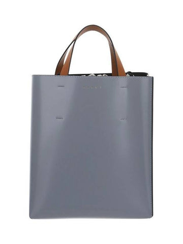 Museo Color Block Tote Bag Grey - MARNI - BALAAN 1