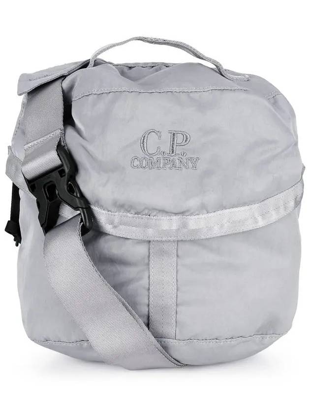 Men's B Nylon Cross Bag Grey - CP COMPANY - BALAAN 3