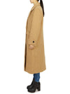 Mabel Women's Coat WO016Z CAMEL BROWN - ALLSAINTS - BALAAN 3