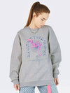 Glowing Sea Horse Sweatshirt Gray - AOX - BALAAN 2