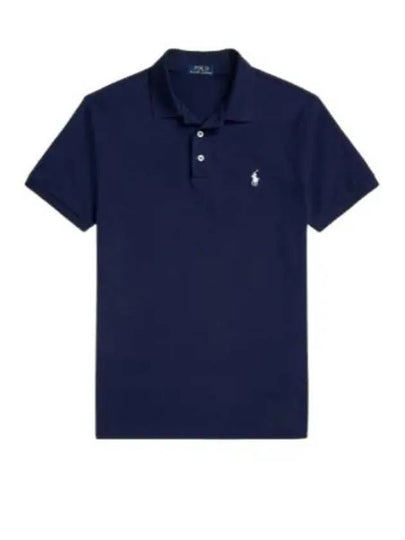 Polo Pony Motif  Polo Shirt Navy - POLO RALPH LAUREN - BALAAN 2