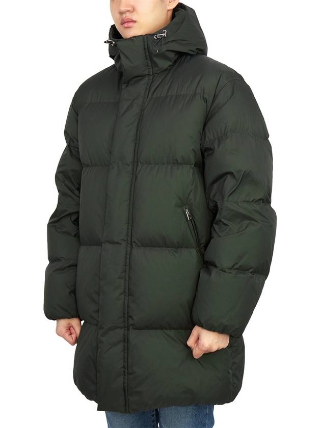 Declan Quilted Hooded Padding Green - THEORY - BALAAN 4