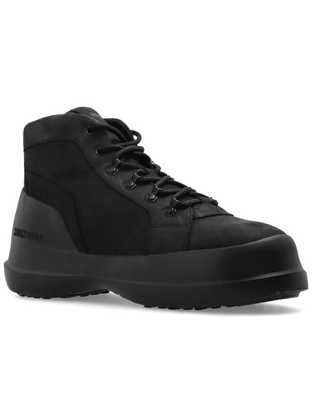 Moon Boot Snow Boots MB Luna Trek Mid Nubuck, Men's, Black - MOON BOOT - BALAAN 4