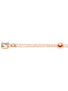 Swan Octagon Emblem Pendant Long Necklace Rose Gold - SWAROVSKI - BALAAN 3