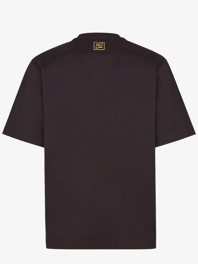 Fendi T-shirts and Polos Black - FENDI - BALAAN 3