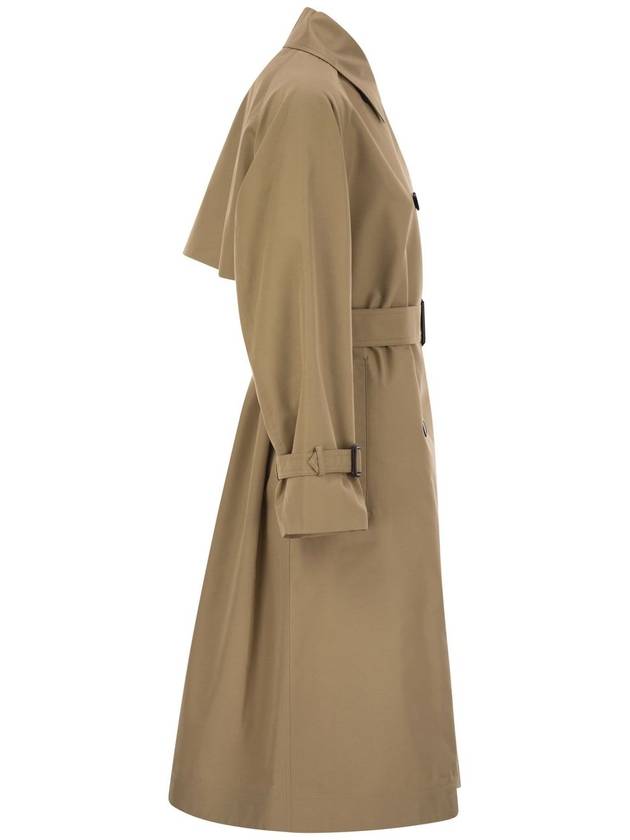 CANASTA - Reversible gabardine drip-proof trench coat - WEEKEND MAX MARA - BALAAN 3