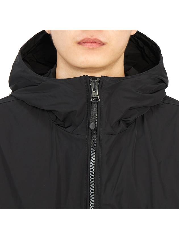 Men's Logo Applique Lightweight Windbreaker Black - BURBERRY - BALAAN 10