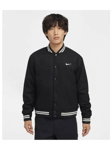 Varsity Jacket M Black White HQ3277 010 - NIKE - BALAAN 1