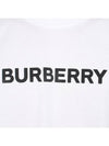 Logo Print Short Sleeve T-Shirt White - BURBERRY - BALAAN 7