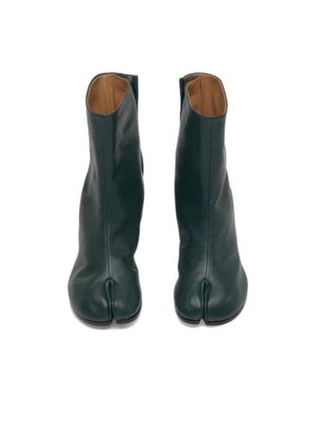 Leather Tabi Ankle Middle Boots Green - MAISON MARGIELA - BALAAN 4