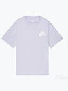 SB Logo Skate Cotton Short Sleeve Shirt Purple - NIKE - BALAAN 2