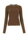 Omelia Cashmere Knit Top Brown - MAX MARA - BALAAN 2