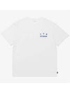 Logo Short Sleeve T-Shirt White Navy - IAB STUDIO - BALAAN 3