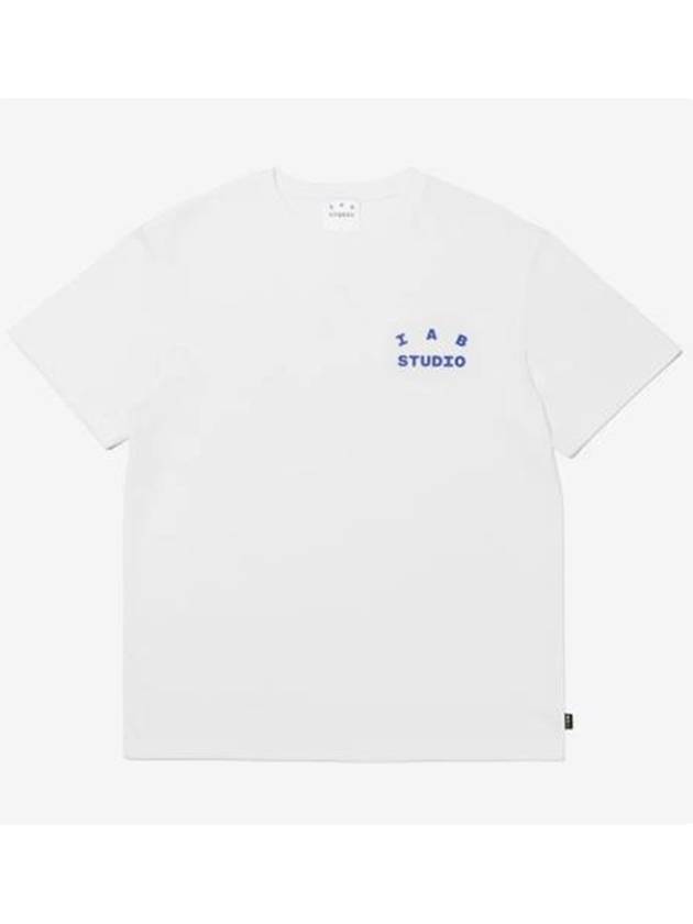 10th Anniversary Short Sleeve T-Shirt White Black - IAB STUDIO - BALAAN 5