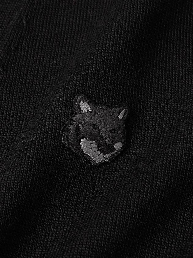 Bold Fox Head Patch Regular Cardigan Black - MAISON KITSUNE - BALAAN 3