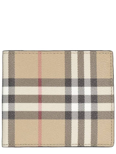 Check Half Wallet Beige - BURBERRY - BALAAN 2