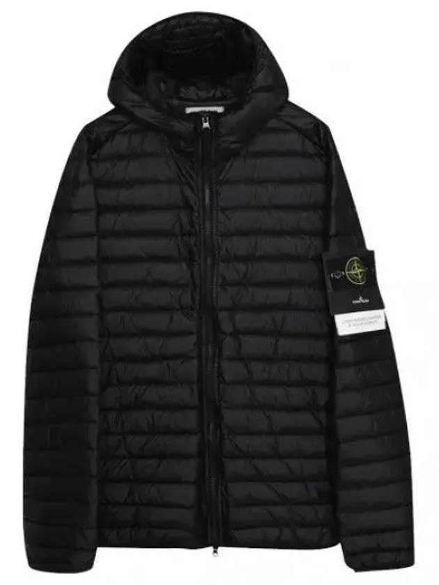 Lightweight hooded duck down jacket jumper men s padding - STONE ISLAND - BALAAN 1