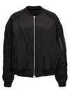 Jersey Detachable Hooded Bomber Jacket Black - JUUN.J - BALAAN 1