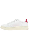 Medalist Red Tab Low Top Sneakers White - AUTRY - BALAAN 3