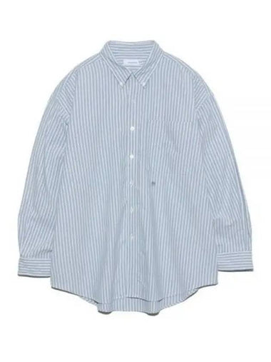 Button Down Stripe Wind Shirt SUGS421 N - NANAMICA - BALAAN 1