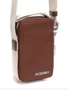 Le Cuerda Vertical Grosgrain Cross Bag Brown - JACQUEMUS - BALAAN 2