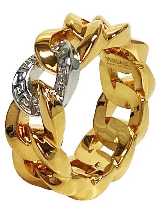 Medusa Chain Ring Gold - VERSACE - BALAAN 3