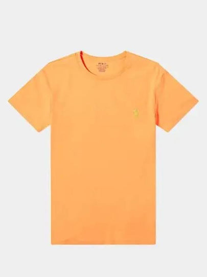 Embroidered Logo Cotton Short Sleeve T-Shirt Orange - POLO RALPH LAUREN - BALAAN 2