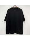 Logo Crew Neck Short Sleeve T Shirt Black 125BT244190F - FEAR OF GOD ESSENTIALS - BALAAN 3