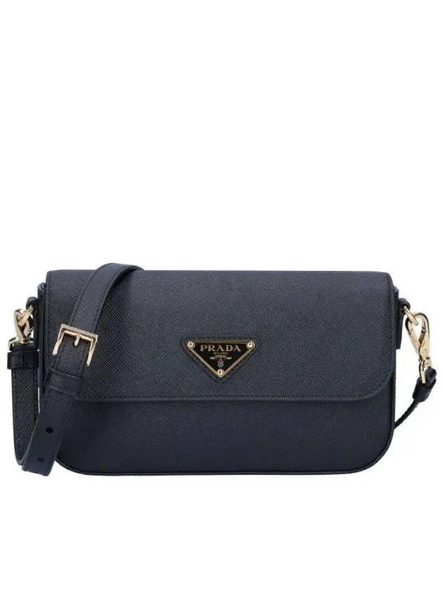 Saffiano Leather Mini Bag Black - PRADA - BALAAN 2