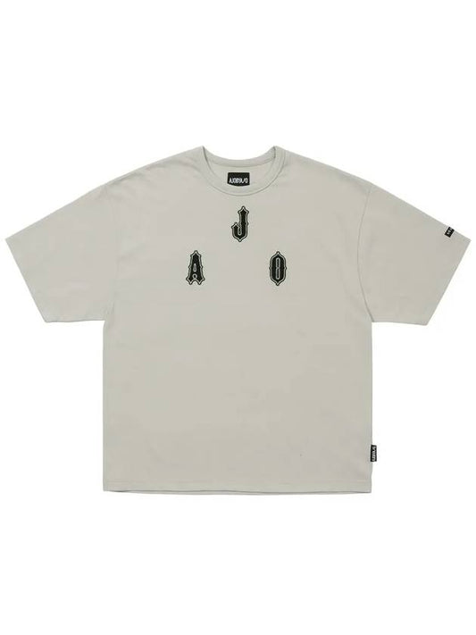 Diamond Logo T Shirt LIGHT GRAY - AJOBYAJO - BALAAN 1