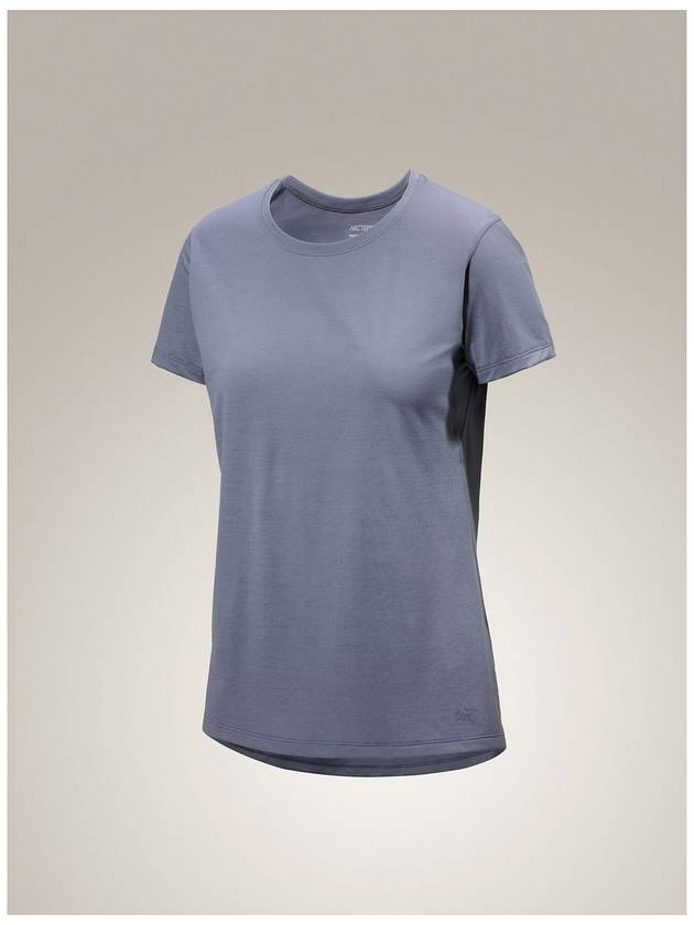 Taema Crew Neck Short Sleeve T-Shirt Stratus - ARC'TERYX - BALAAN 2