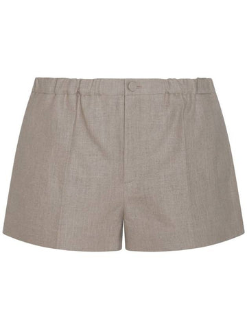 Valentino Shorts Beige - VALENTINO - BALAAN 1