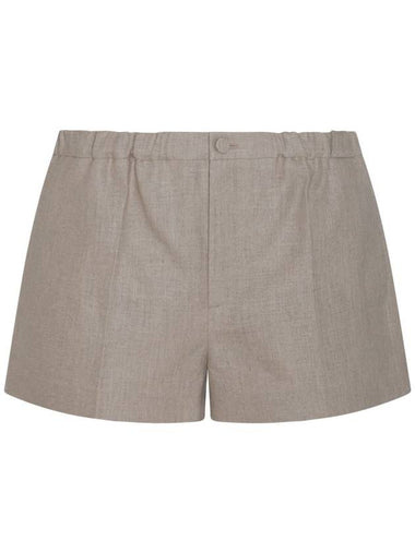 Valentino Shorts Beige - VALENTINO - BALAAN 1