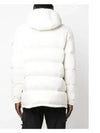 CHIABLESE logo patch short padded jacket white - MONCLER - BALAAN.