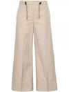 Ottavo Water Repellent Wide Pants Beige - MAX MARA - BALAAN 2