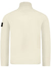 Stone Island logo patch zip up sweatshirt - STONE ISLAND - BALAAN 3