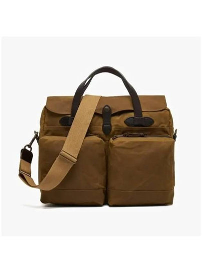 20231633 Dark Tan 70140 24 HOUR TIN Teen Cloth 140 Briefcase - FILSON - BALAAN 2