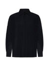 Homme Pliss? Long Sleeve T-Shirt HP46JM102 15 BLACK - ISSEY MIYAKE - BALAAN 1