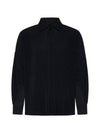 MC January Polo Shirt Black - ISSEY MIYAKE - BALAAN 1