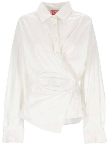 Shirt A128750IMAL100 WHITE - DIESEL - BALAAN 1