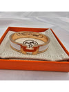 Clic H Bracelet Rose Gold Blanc - HERMES - BALAAN 2