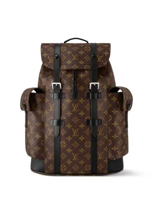 Christopher MM Monogram Macassar Canvas Backpack Brown - LOUIS VUITTON - BALAAN 2