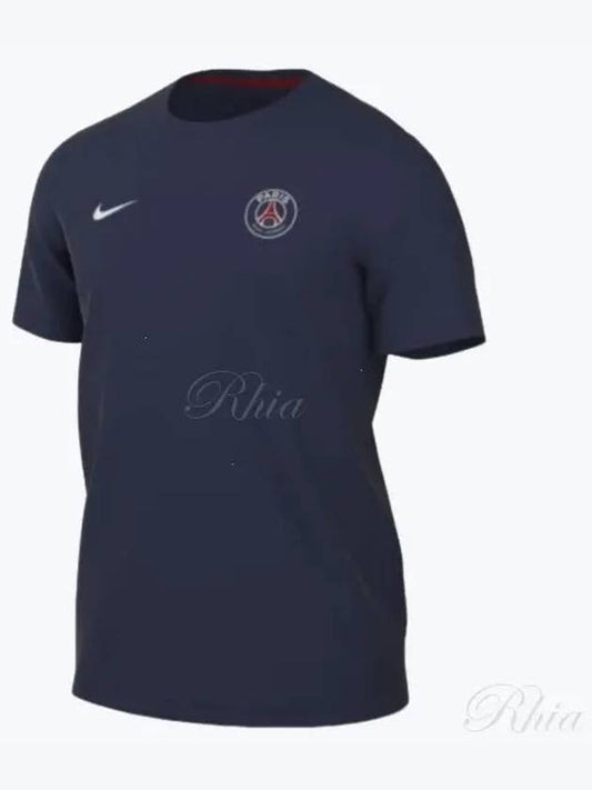 PSG Men s Club Essentials T Shirt FV9083 410 M NK ESSNTL TEE - NIKE - BALAAN 2