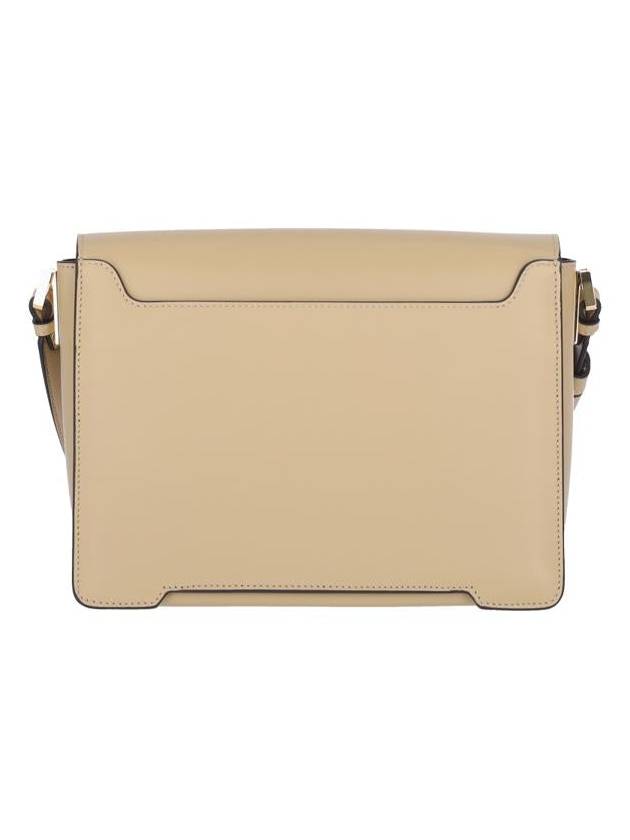 Trunkaroo Medium Leather Shoulder Bag Beige - MARNI - BALAAN 4