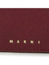 Logo Color Block Card Wallet Red - MARNI - BALAAN 5