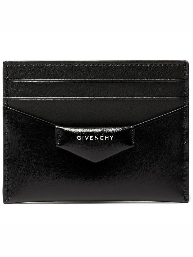 Box Antigona Leather Card Wallet Black - GIVENCHY - BALAAN 2