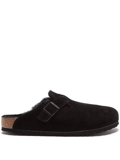 Boston Boston Buckle Suede Crocs Black - BIRKENSTOCK - BALAAN 2