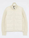 patch logo wool cashmere mix high neck padded women s jacket 9B00043 M4281 034 - MONCLER - BALAAN 3