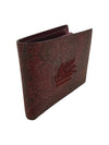 Pegaso Logo Paisley Bifold Half Wallet Brown - ETRO - BALAAN 4