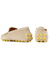 Gommino Bubble Suede Driving Shoes Beige - TOD'S - BALAAN 7